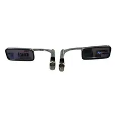 Espelho Retrovisor Moto Custom  Cromado Mini Retangular