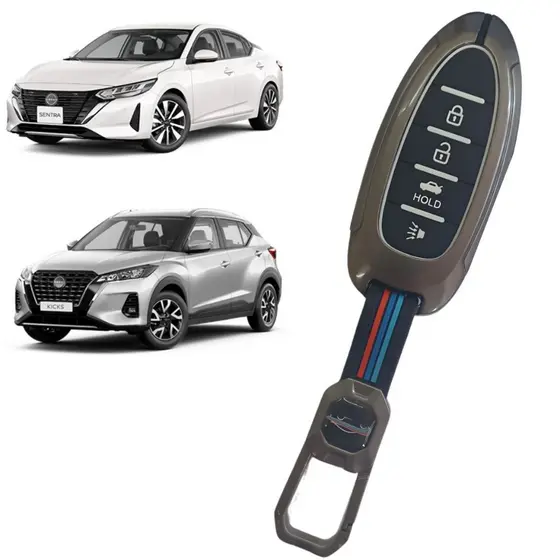Capa Premium De Chave Presença Nissan Kicks, Sentra E Versa