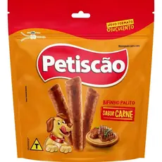Bifinho Mastigável de Carne Palito Petiscão 500g – Sabor e Diversão para o Seu Cão!