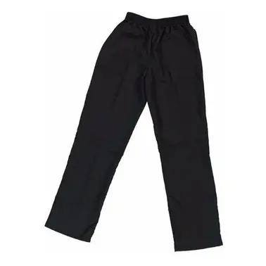 Calça tactel preta 3 bolsos e costura tripla