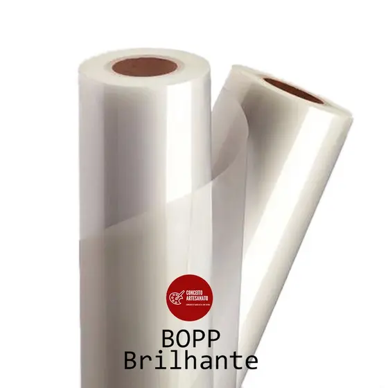 Bopp Brilho Laminação a Quente 10 metros x 22cm Oferta