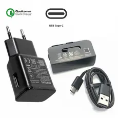 Carregador Turbo Tipo C Para Samsung Galaxy S8 S9 Plus S10 S10e Plus A50 A30 A20 A70 A80 Note 8 Note 9 M20 M21s M31 M51