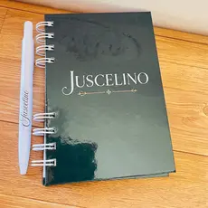 Mini caderno A6 personalizado com opção de caneta - lembrancinhas - MIMO - Personalize a capa como quiser- TCC
