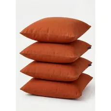 Par (2) unidades Calas para Almofadas Quadradas 50x50 Linho Veludo Casa Decoração Cheia