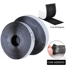 Velcro Adesivo 50mm de largura Dupla Face em ambas as partes Macho e Fêmea