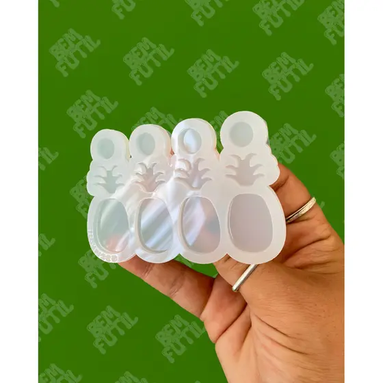 Molde Brinco Abacaxi com 2 pares - Coleção Brincos