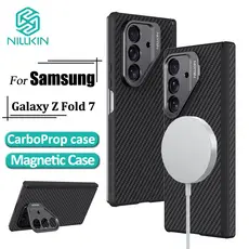 Capa Dobrável Nillkin Para Samsung Galaxy Z Fold 7/Fold7 Fibra De Aramida + TPU CarboProP Magnética