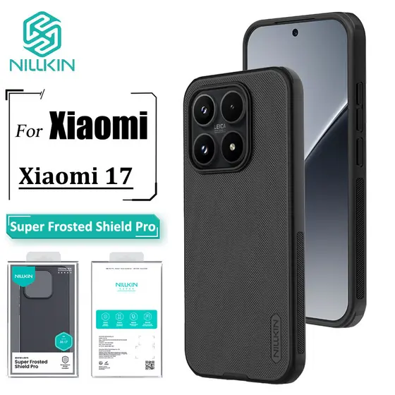 Nillkin Shield Pro Capa De Telefone Para Xiaomi 17/17 Max Ultrafina Anti Impressão Digital À Prova De Choque Traseira Ca