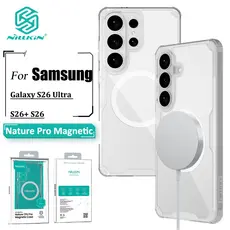 Capa De Telefone Nillkin Para Samsung Galaxy S26 Ultra S26 + S26 . TPU + PC + material Metálico De Alta Transparência Co