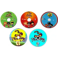 Dvd 3 Palavrinhas - Volumes 1,2,3,4 & 5 -Coleção 3 Palavrinhas completa