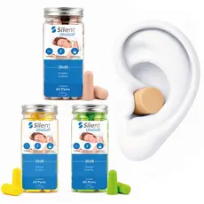 Protetor Auricular Dormir 33dB 60 Pares Anti Ruído Espuma Confortável Estudo Trabalho | ENVIO RÁPIDO