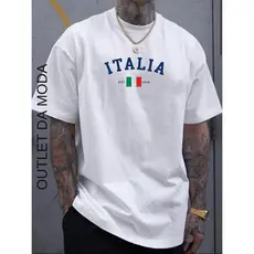 Camiseta Masculina ITALIA 1946 Gola Redonda Lançamento