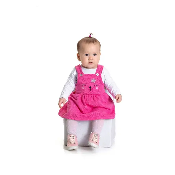 Salopete com Blusa Estilo e Conforto Conjunto Roupa Infantil