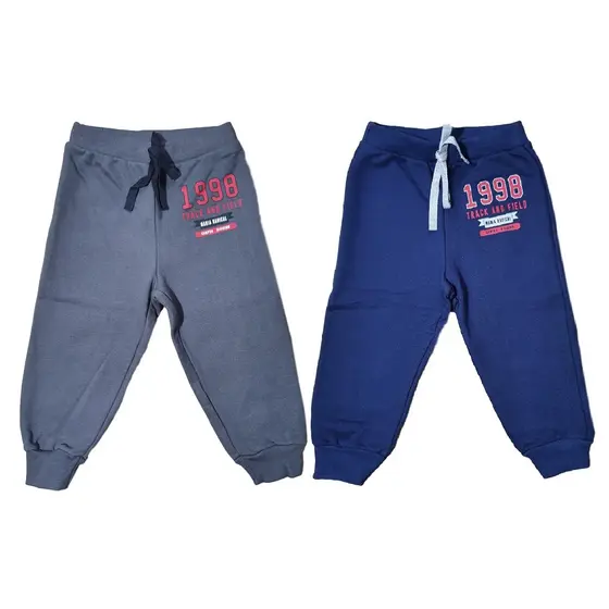 Kit 2 Lindas Calças Infantil Menino Moleton Quentinho Barato
