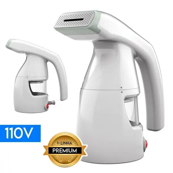 Passadeira a Vapor 110V Ferro 900W Passar Roupa Elimina Ácaros Odores Estofados