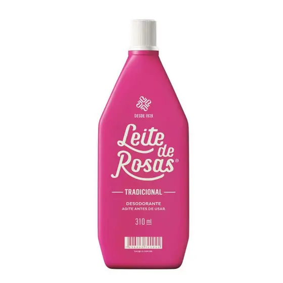 Leite de Rosas 310ml Original Limpeza Facial Controle Oleosidades