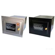 Forno Fogão  frente  de Vidro á Lenha N°3  Sem Cinzeiro 50x35x30cm