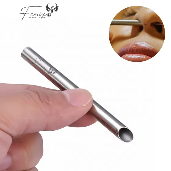 Tubo Condutor Para Perfuração Aço Inoxidável Body Piercing Universal