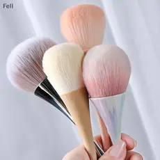[Fel] Escova De Limpeza De Poeira Para Unhas Manicure Pincel Arte Em Cabeça Grande Flor Pó Blush Salão De Beleza Maquiag