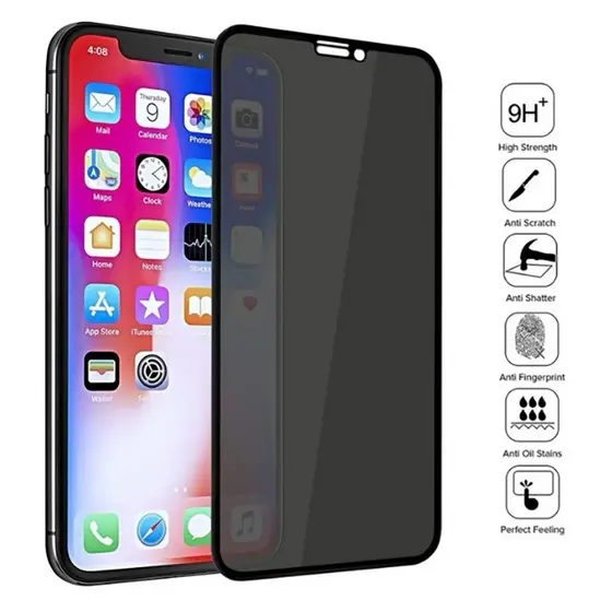 Pelicula 3D Privacidade Iphone Privacy Anti Espionagem 7 8 SE 2020 Plus X XS XR 11 12 13 14 15 16 17 Max Pro Air Plus