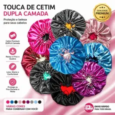 Toucas De Cetim Antifrizz Dupla Face Para Revenda Atacado Cores Variadas