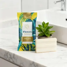 KIT 50 Mini Sabonete Hotel Motel Floral 10g Atacado Airbnb