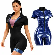 Macacão de Sauna Queima Gordura Feminino Efeito Sauna Ação Térmica no Corpo Inteiro Emagrecedor Modelador