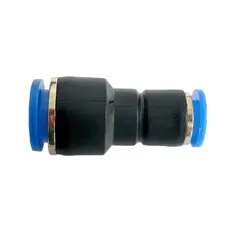 Conexão Pneumática União Emenda Com Redução 8 X 6 Mm-04 Pçs