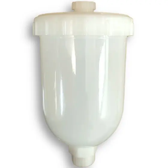 Caneca em Nylon para pistolas de Pintura 250 ML Rosca Fêmea