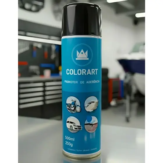 01 Seladora Para Plastico Spray Colorart Promotor De Aderencia