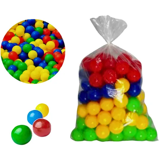Bolinha De Piscina Coloridas 76mm Com 50 Unidades