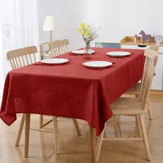 Toalha de Mesa 6 Lugares 2,0x1,5 m, Retangular de Tecido Oxford Fácil de Limpar