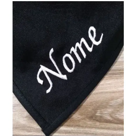 BANDANA DE PET PERSONALIZA COM NOME. INFORME NO CHAT O NOME DO PET PARA PERSONALIZAR