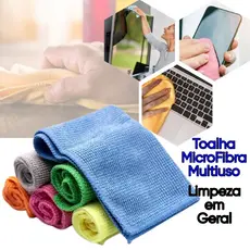 Pano de Limpeza Multiuso Toalha de MicroFibra Absolvente Macia - Envio Rápido.