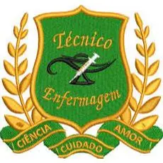 Brasão Profissional de Enfermagem- Perfeito para Uniformes e Bolsas