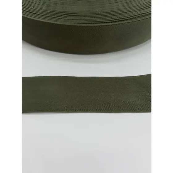 Elástico Chato 35mm Madri Dupla Face Verde Preto o metro 12343 001 827SA62