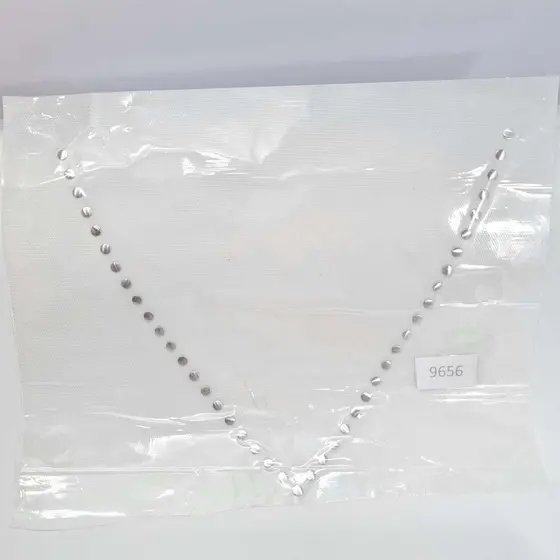 2 unidades Cartela Termocolante Gola Chapinha Hotfix 22x25cm 9656 001 622G57
