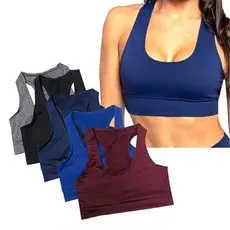 Kit 2 Ou 3 Top Nadador Suplex Liso Academia Fitness Roupas Femininas