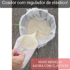 2 UNID. Coador de voal para leite Vegetal e suco verde
