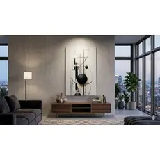 Quadro Minimalista Esferas e Linhas Arte Contemporânea