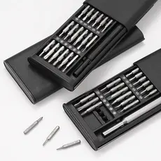 Kit Jogo De Ferramenta Chave Magnética De Precisão 24 Peças Para Pequenos Reparos Celular PC Notebook Óculos