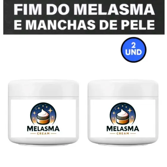 Kit 02 Melasma Creme Renova sua Pele Facial Clareador Melasma 30g