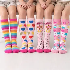Combo 4 Meia Infantil Menina Galochita Meia Infantil Para Galocha Colorida