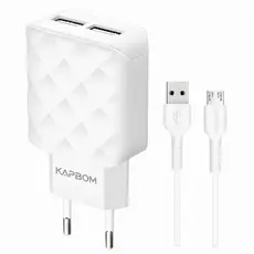 Carregador Turbo Rápido Samsung J4 J5 J6 J7 J8 A10 A01 A03 - Cabo Micro USB