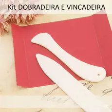 Kit Dobradeira E Vincadeira De Papel Para Cartonagem