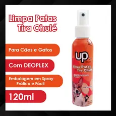 Spray Limpa Patas Cachorro Gato Up Clean 120ml Paw Cleaner