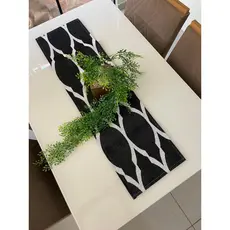 Trilho Caminho de Mesa Estampado 1,00m x 0,30m Antiderrapante Centro de Mesa