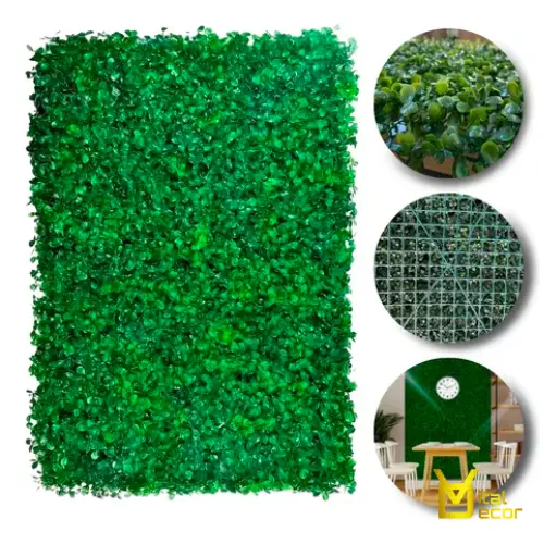 20 Placas Jardim Vertical Artificial 60x40cm – Buchinho Decorativo