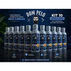 Kit 10 Dom pelo - Cabelo Barba - 120ml Envio imediato