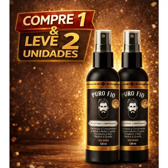 Kit 2 Tônico CapilarPro Barber MinoxDNACapilar Spray 120ml Crescimento Barba Cabelo Rápido Envio Imediato